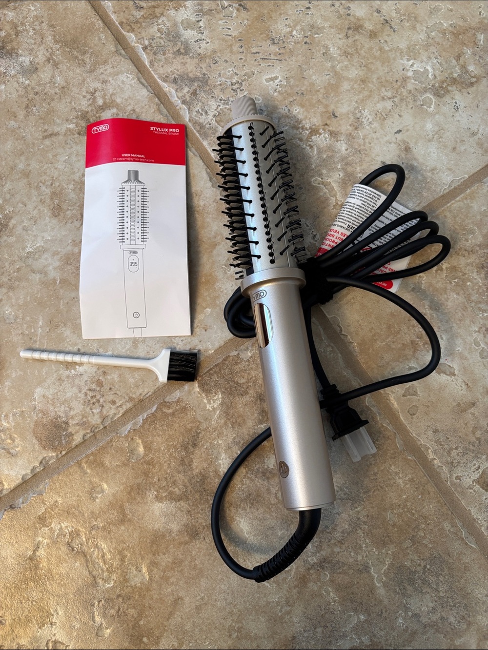 Stylux Pro Silver Hot Air Brush - Hair Volumizer